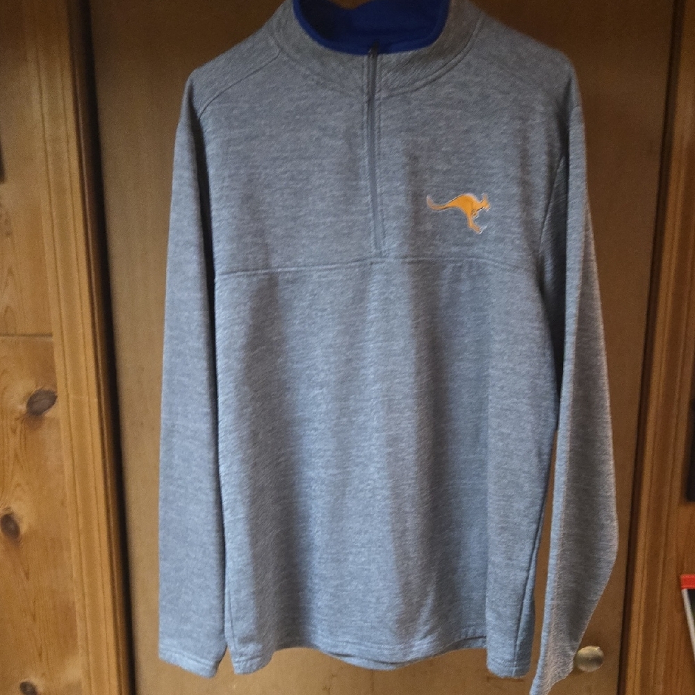 UMKC Roos Grey Quarter Zip Pullover